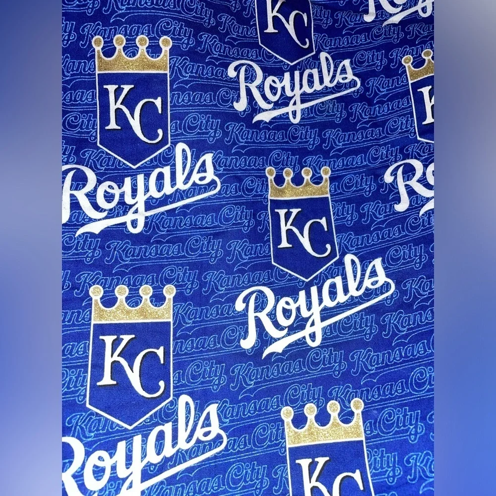 Kansas City Royals Reversible Handmade Tote Bag Purse MLB Baseball Blue Fan Gift